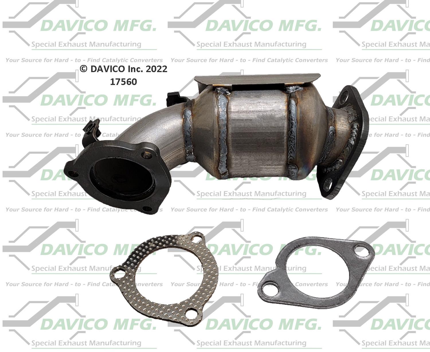 Catalytic Converter Davico Mfg 17560