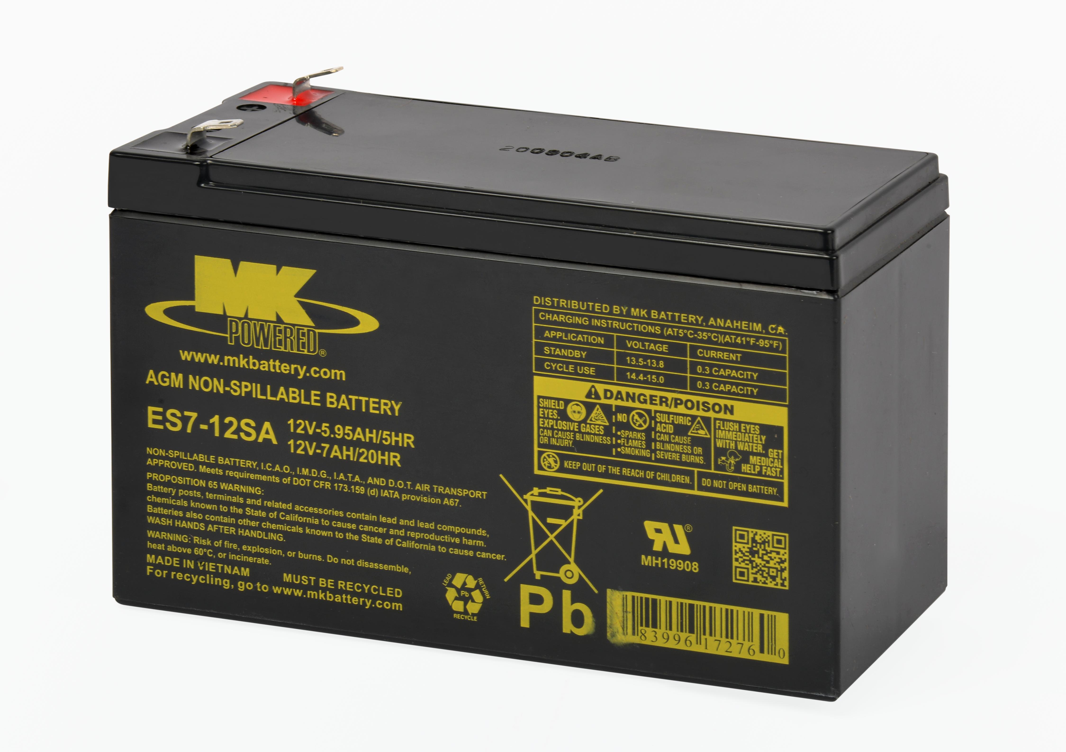 Vehicle Battery Deka ES7-12SA