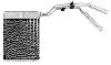 HVAC Heater Core OSC 99310