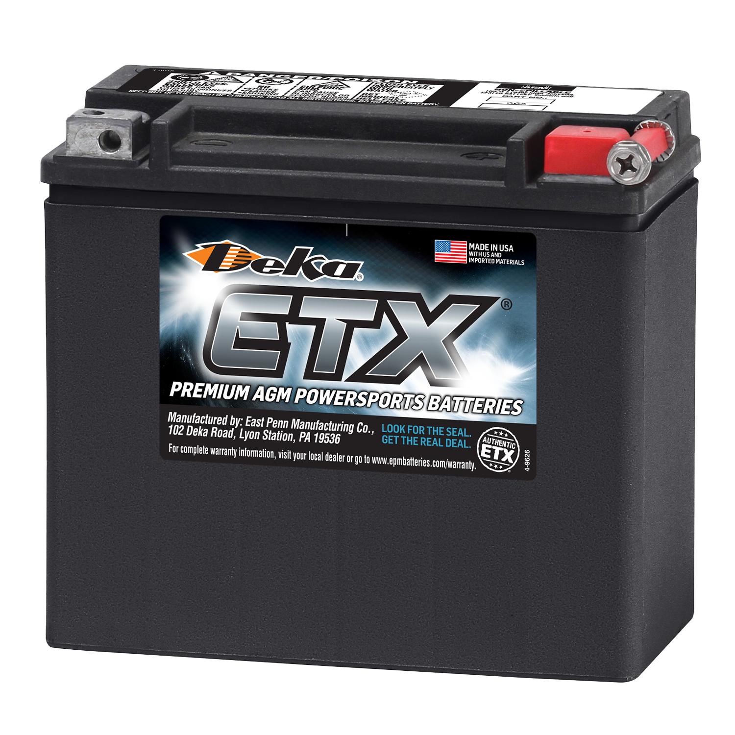 Vehicle Battery Deka ETX20L