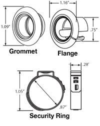 Multi-Purpose Light Grommet Truck-Lite 33720