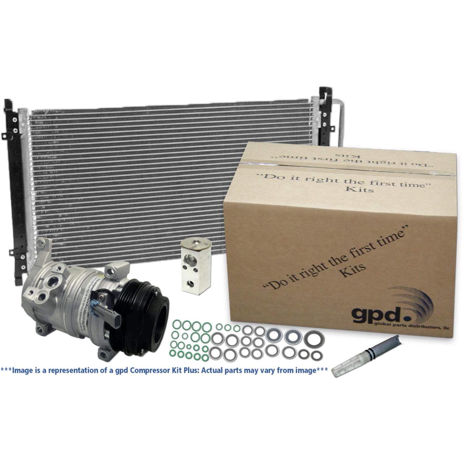A/C Compressor and Condenser Kit Global Parts Distributors LLC 9611235A