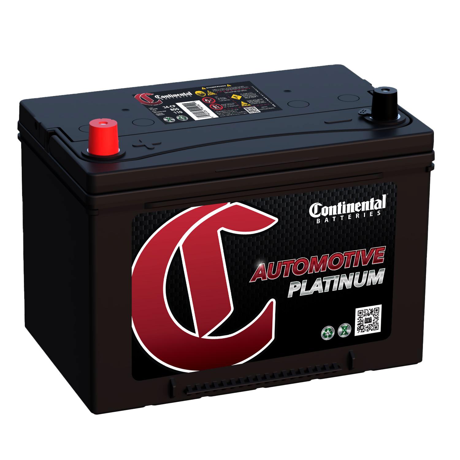 Vehicle Battery Continental Batteries 34CP