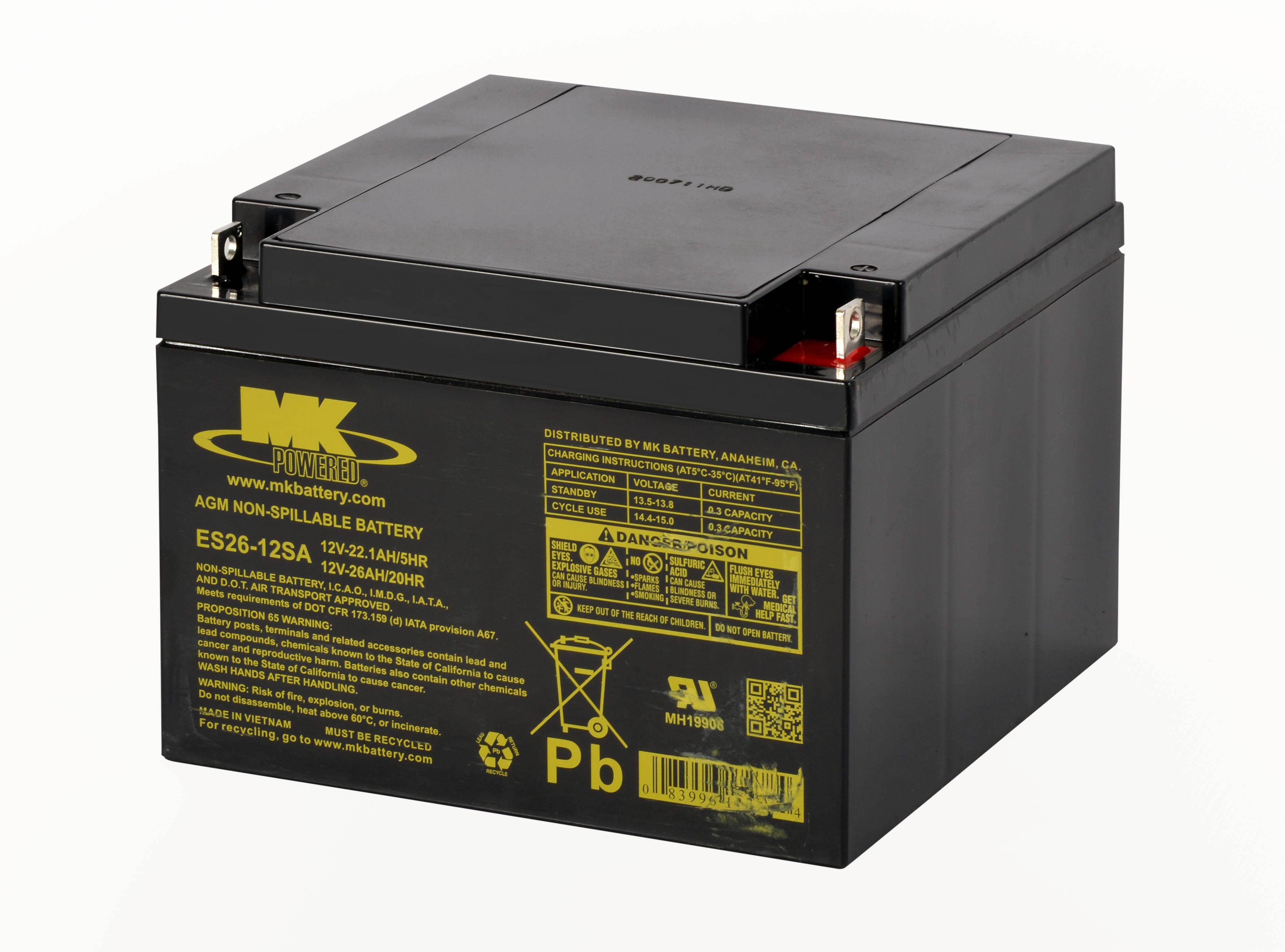Vehicle Battery Deka ES26-12SA