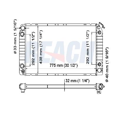 Radiator Reach Cooling 41-1203