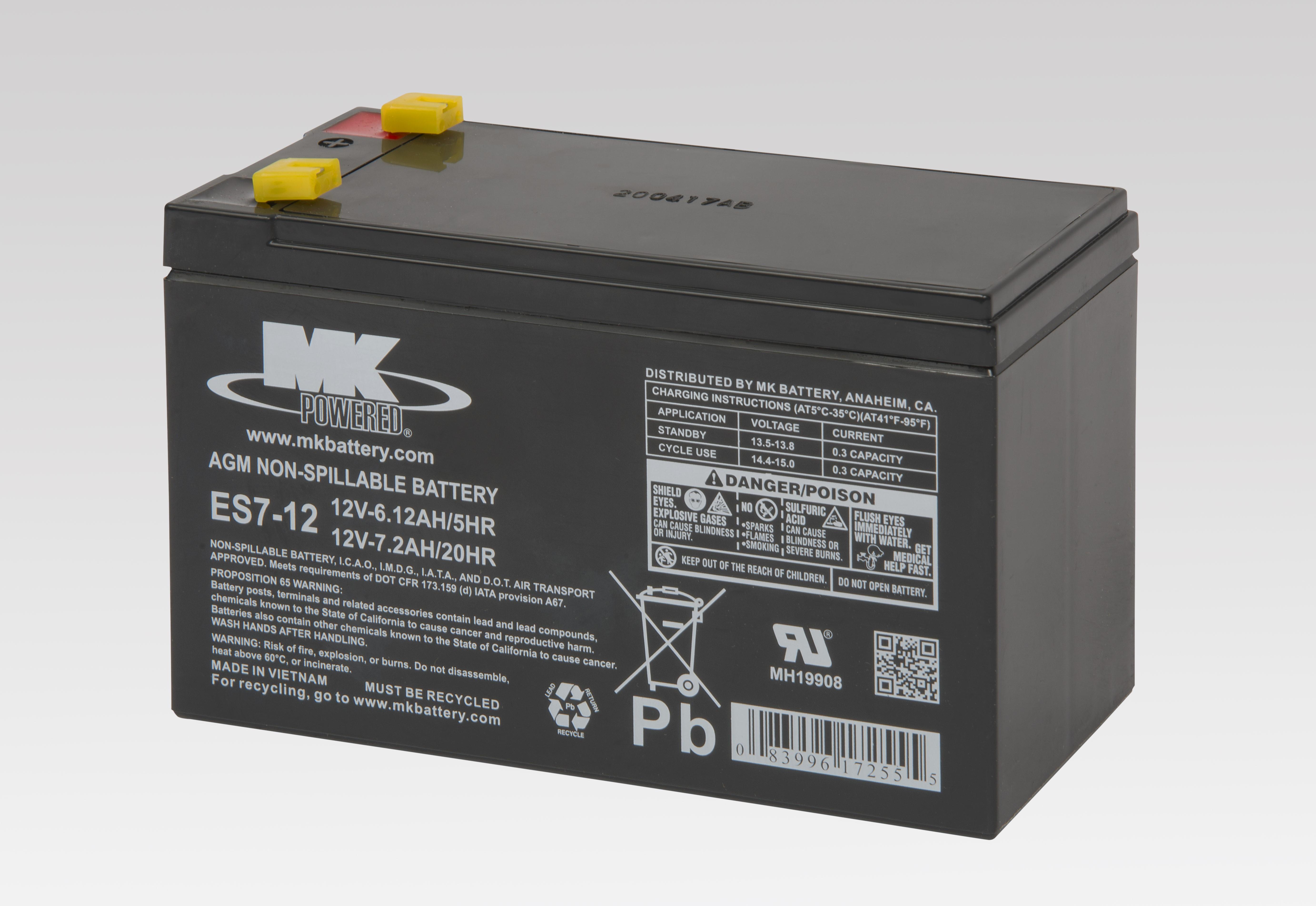 Vehicle Battery Deka ES7-12