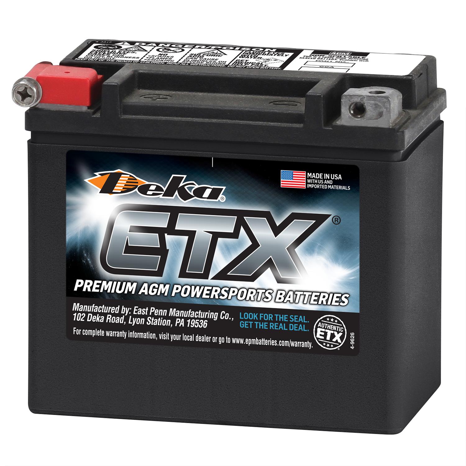 Vehicle Battery Deka ETX12