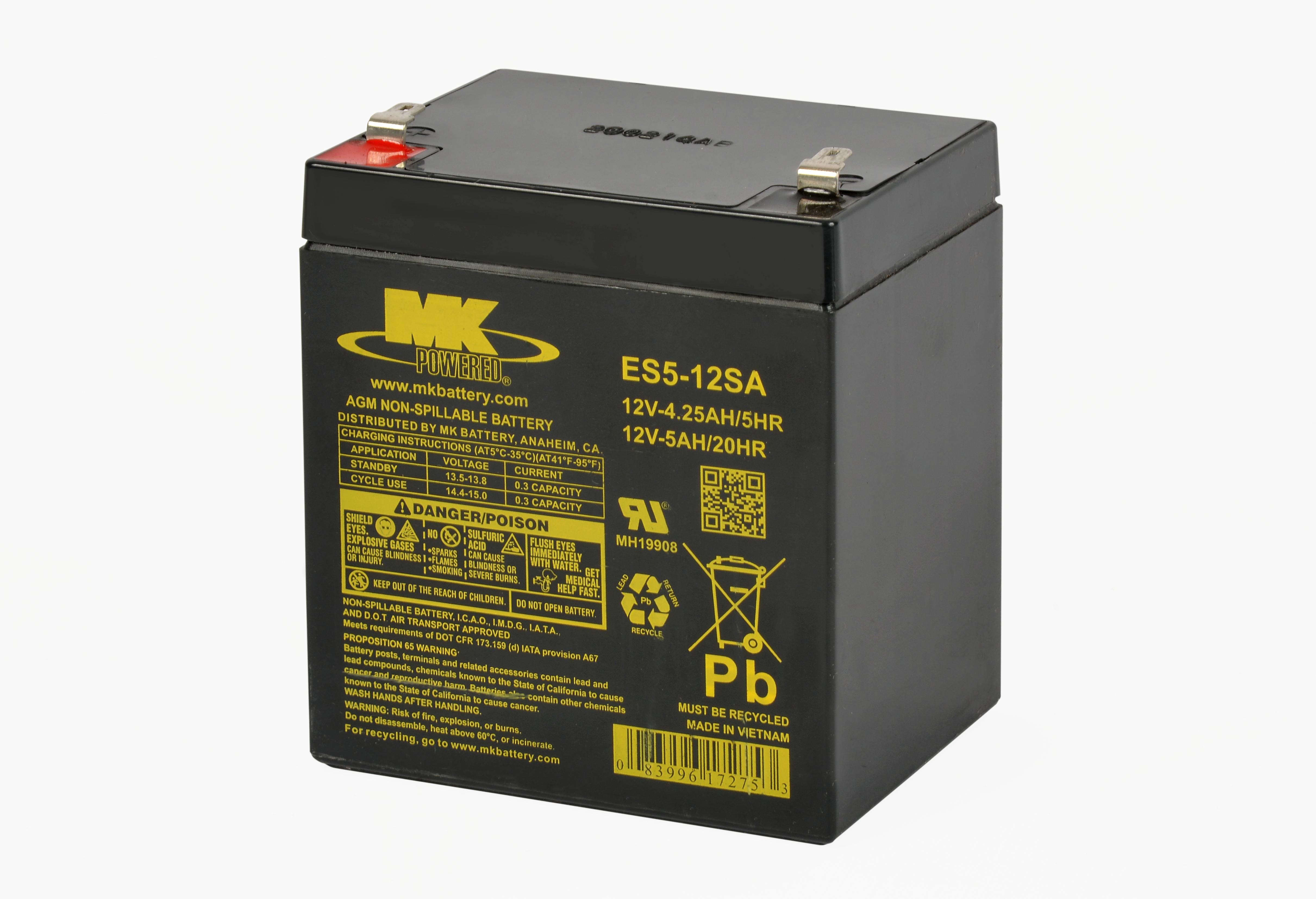Vehicle Battery Deka ES5-12SA