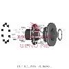 Disc Brake Rotor and Hub Assembly Meritor 17161591000