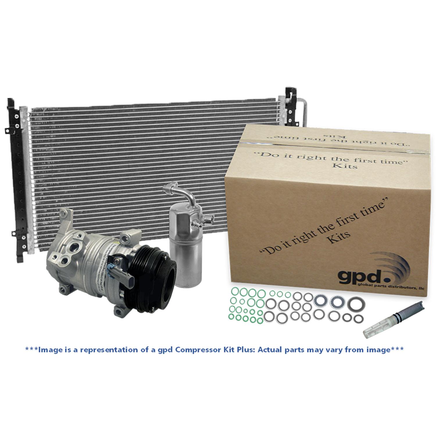 A/C Compressor and Condenser Kit Global Parts Distributors LLC 9642127B