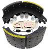 Drum Brake Shoe Kit Euclid XKEUC204515Q