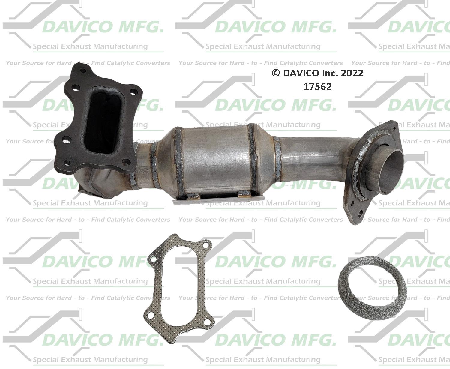Catalytic Converter Davico Mfg 17562