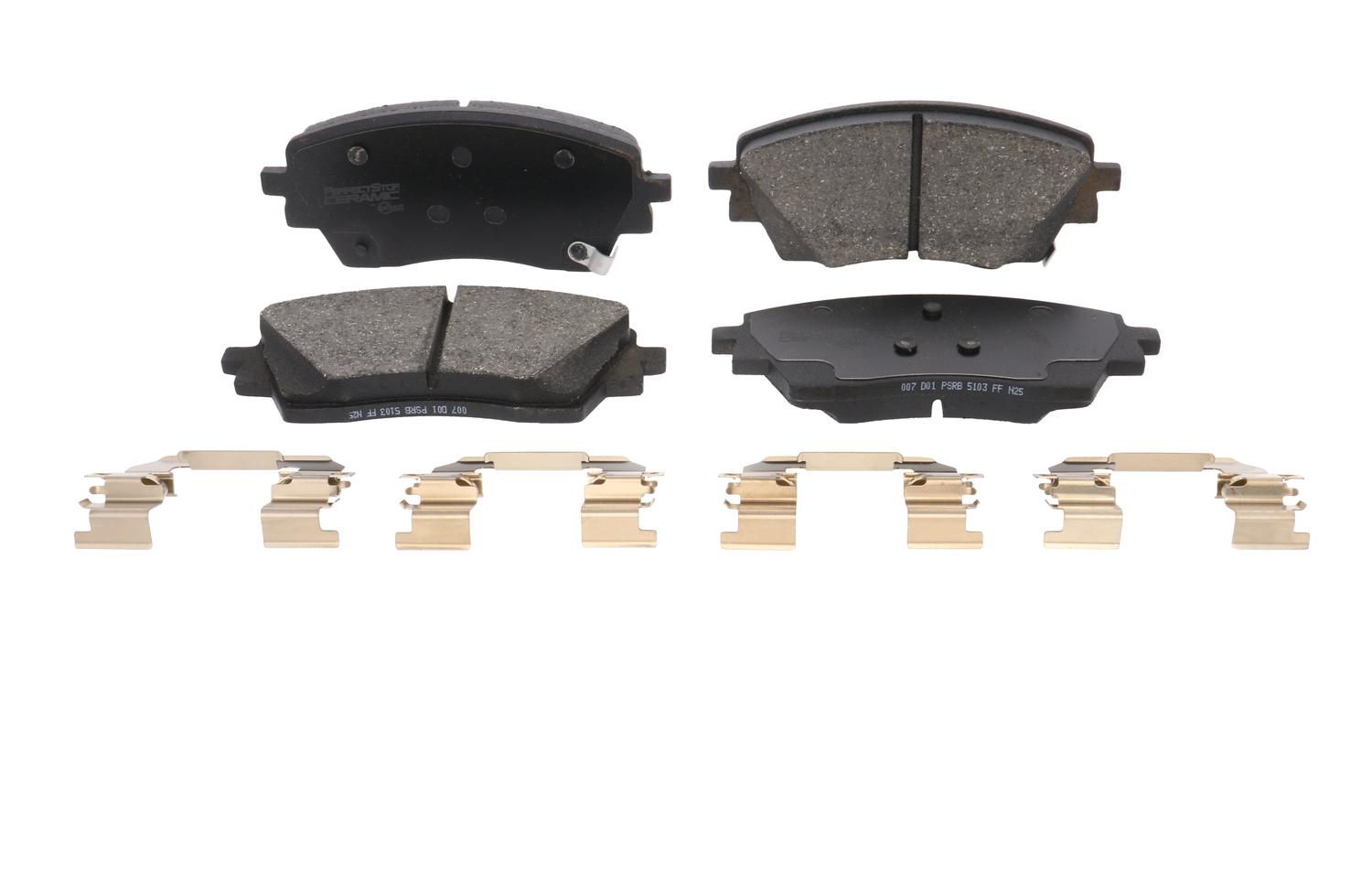 Disc Brake Pad Set Perfect Stop PC2523